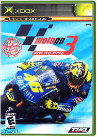 MotoGP 3 PAL Xbox PAL box art